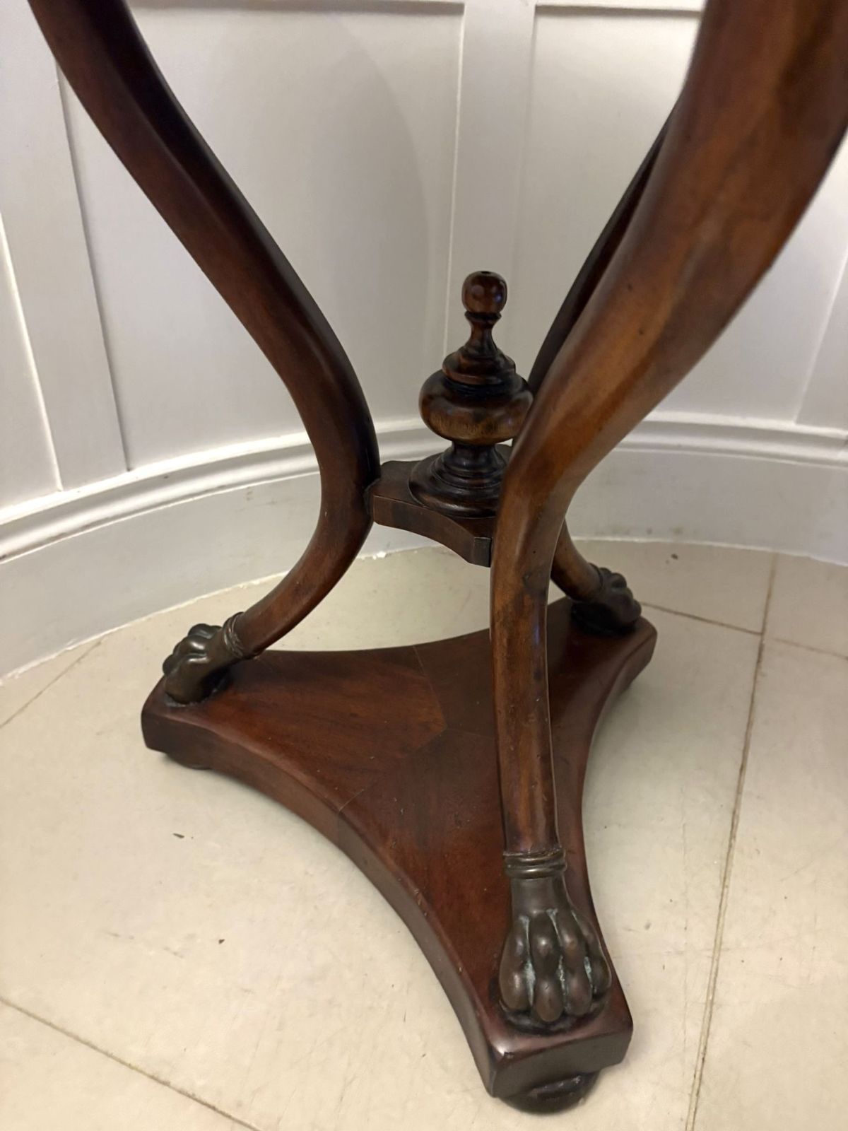4450.0 Antique Early 20th Century Quality Pair Of French Marble Top Gueridon Side Tables photo