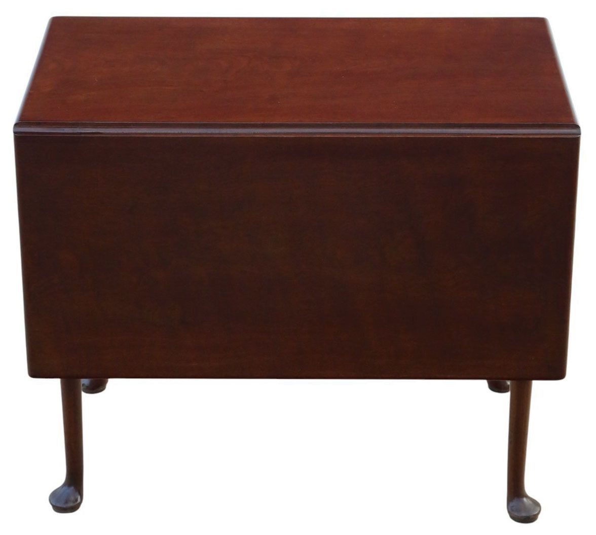 Antique Georgian C.1800 Mahogany Gateleg Drop Leaf Dining Table  Fine Quality photo Furniture