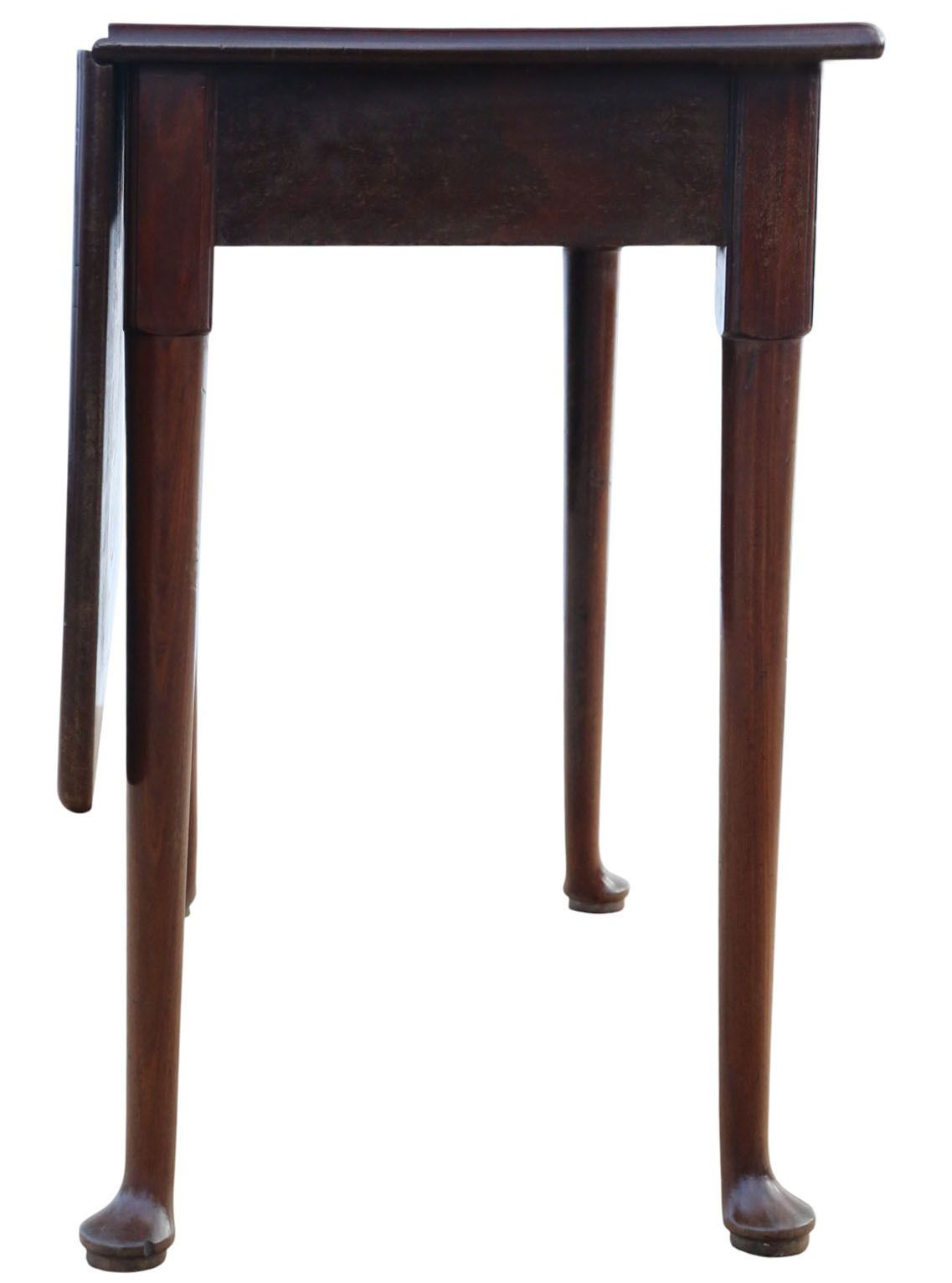 Antique Georgian C.1800 Mahogany Gateleg Drop Leaf Dining Table  Fine Quality photo buy