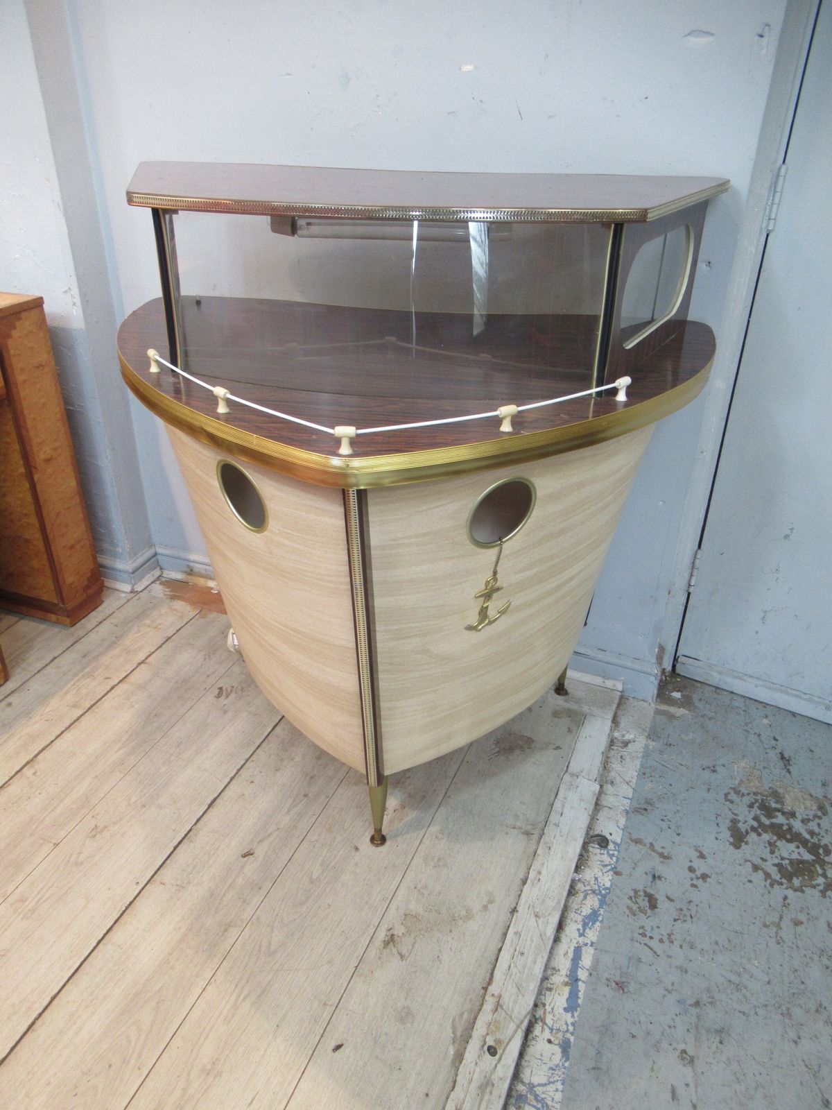 A 1950s Boat Cocktail   Drinks Cabinet photo furniture