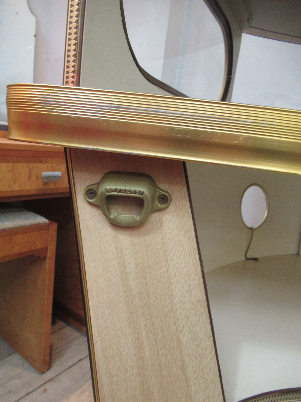 Furniture A 1950s Boat Cocktail   Drinks Cabinet photo