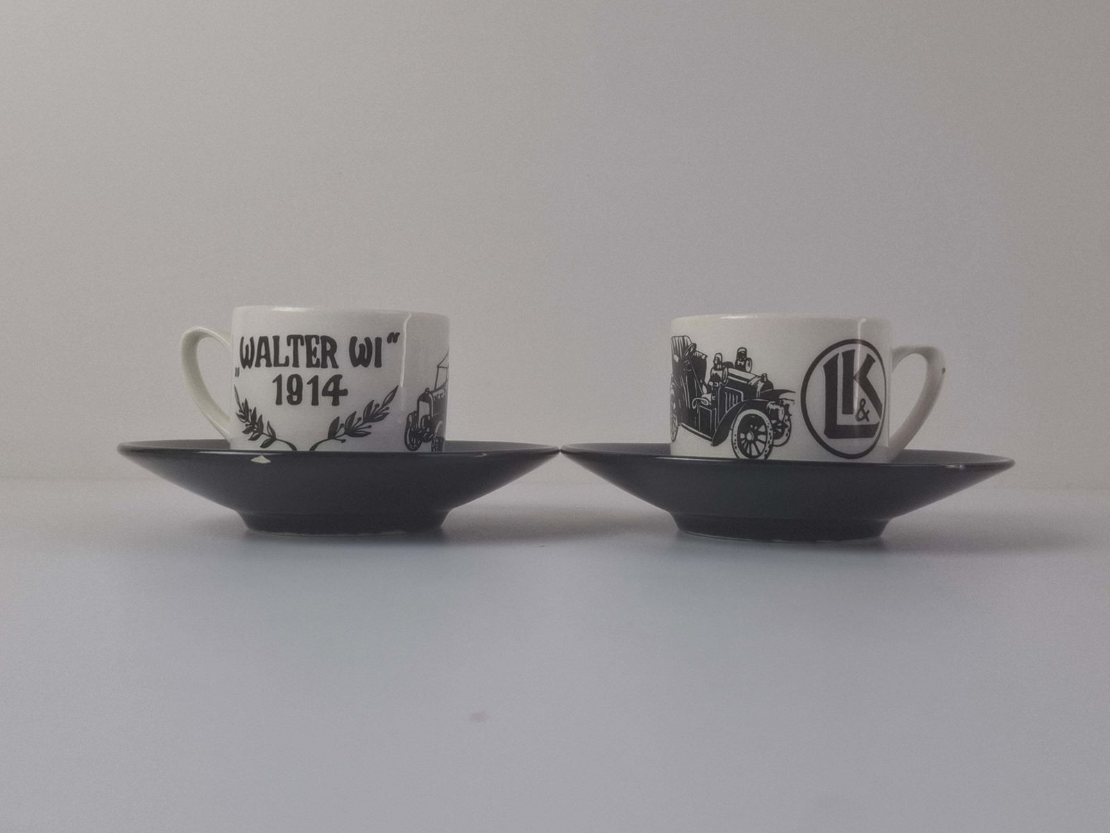 Midcentury Ditmar Urbach Czechoslovak Porcelain Cup And Saucer Set photo furniture