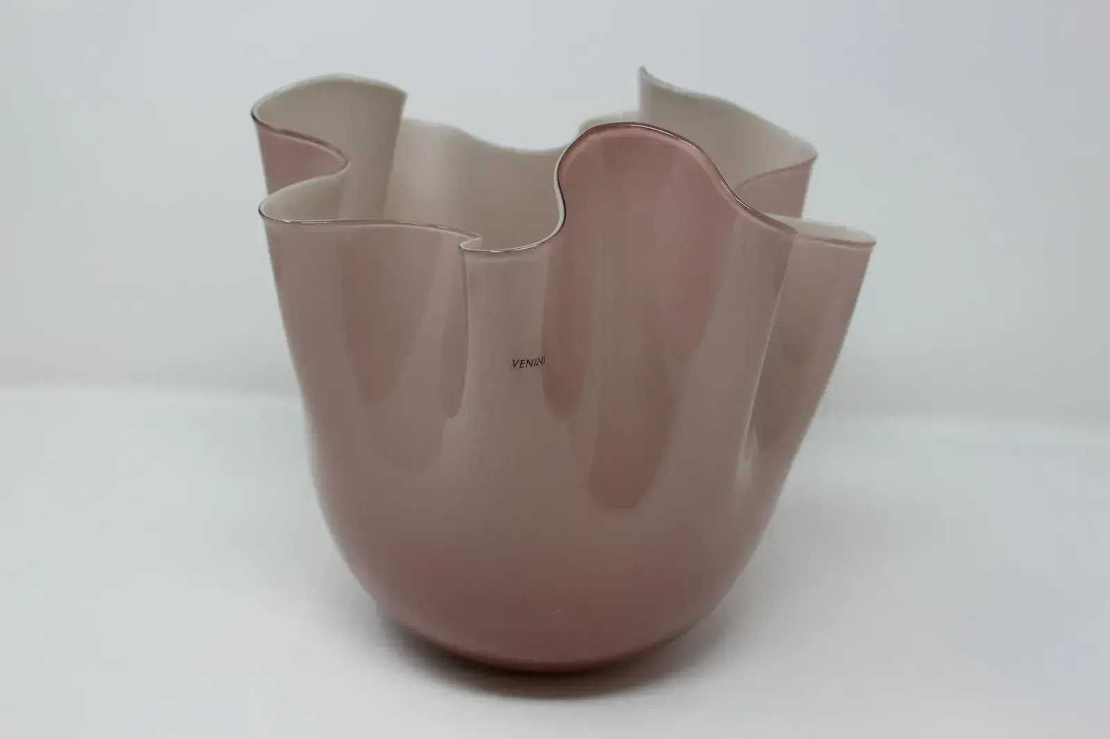 Lilac Opalino Vase By Venini Of Murano photo vinterior