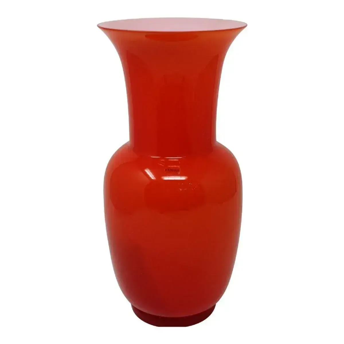 photo furniture Cranberry Opalino Vase By Venini Of Murano