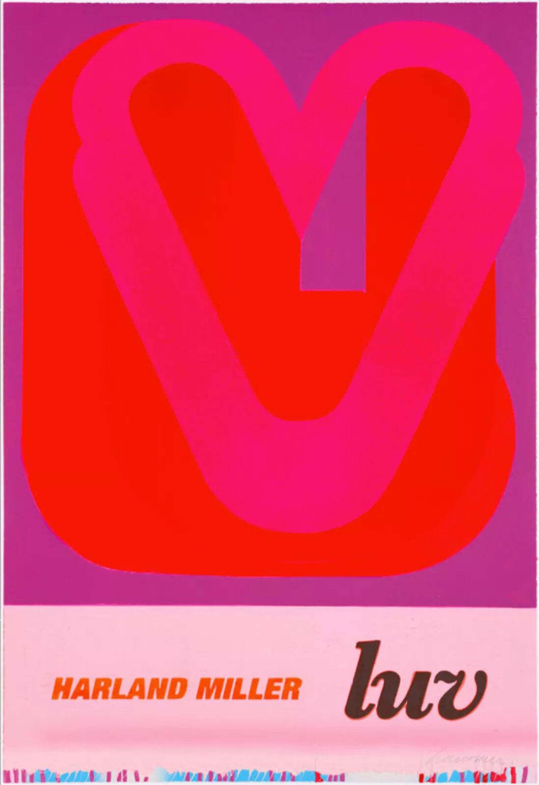 Harland Miller, Luv, 2023, 21st Century photo furniture