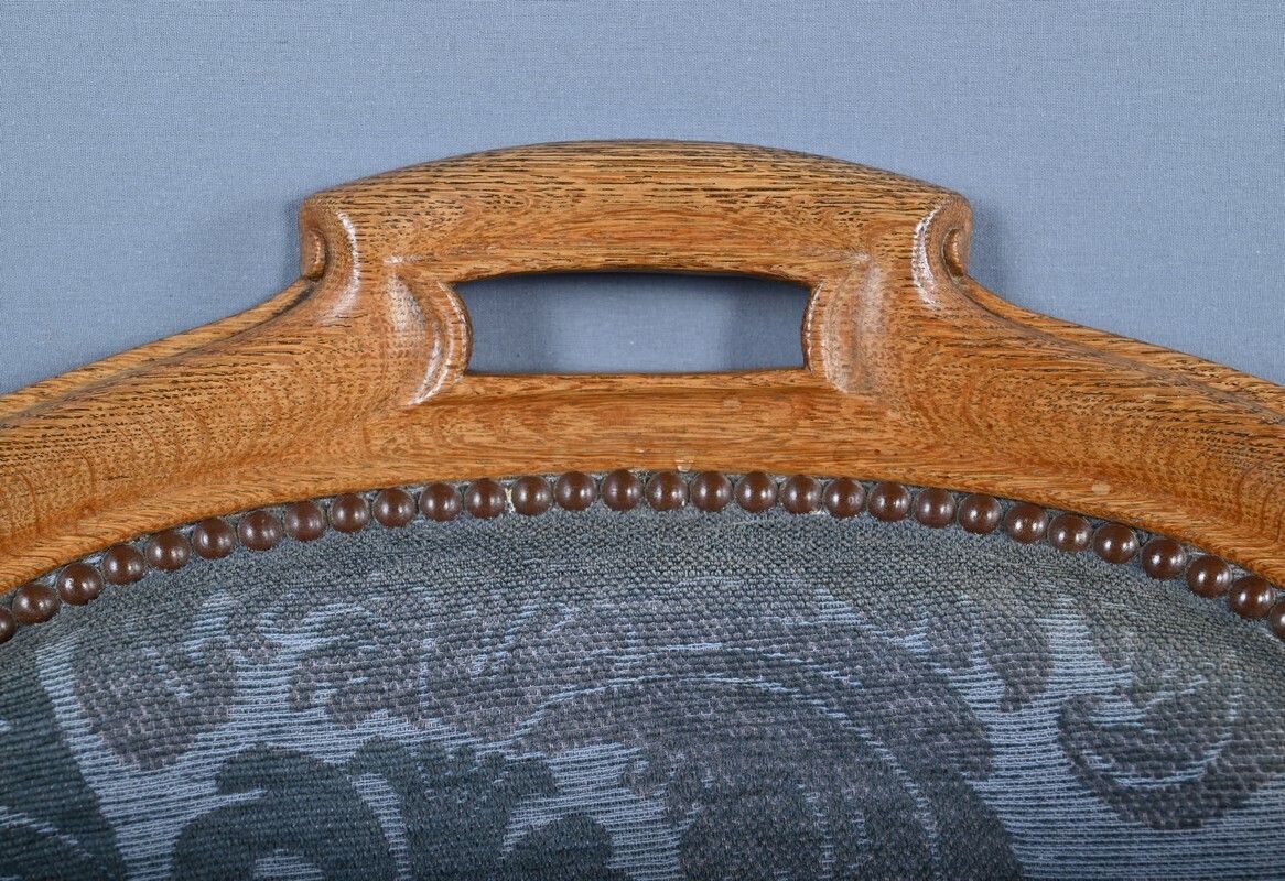 Pair Of Oak Chairs, Louis Philippe Style – Mid 20th Century photo vintage