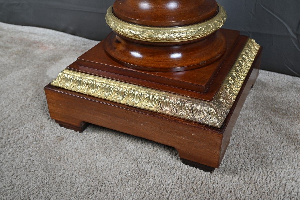 photo furniture Mahogany Swivel Column, Napoleon III Style – 1900
