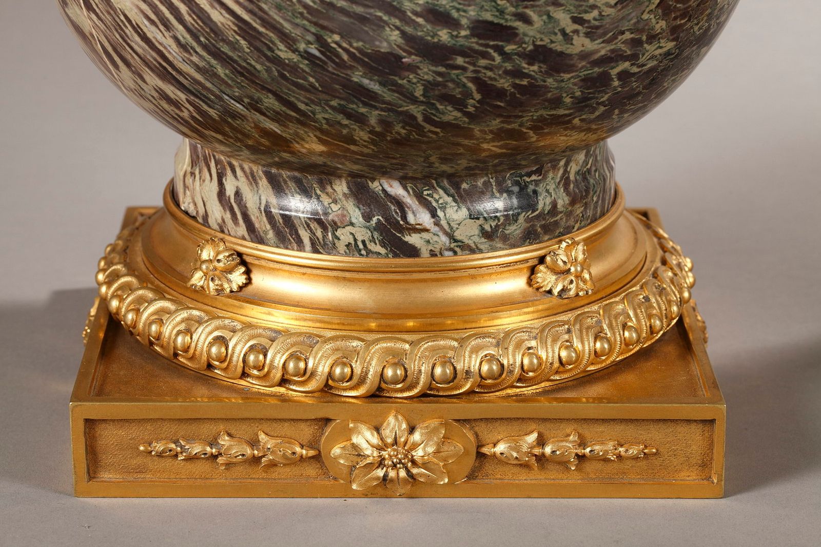 Home Decor Pair Of Louis XVI Style Urns In Russian Jasper photo