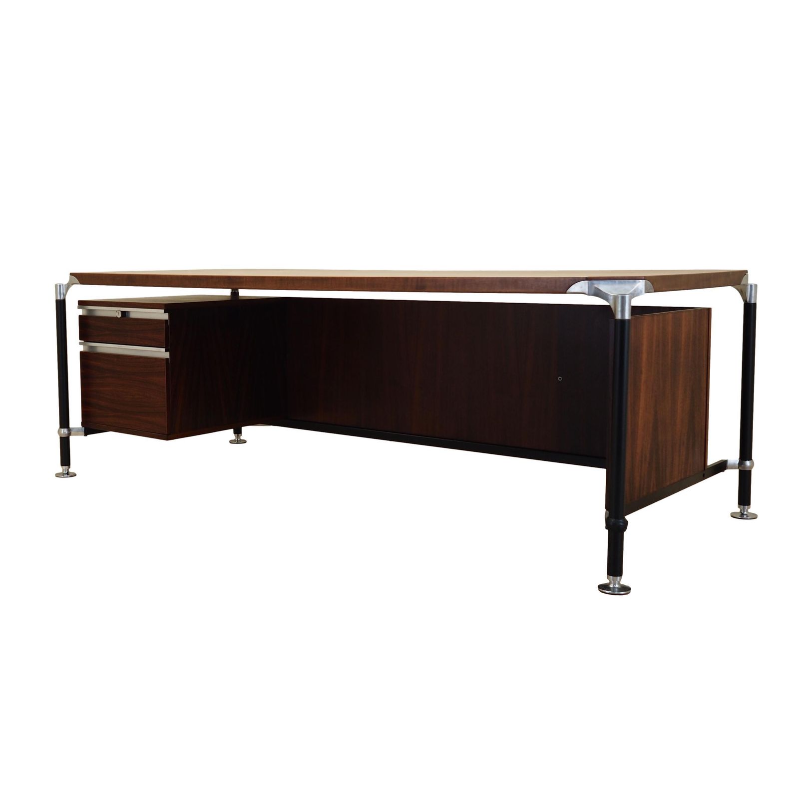 Vintage Desk, Italian Design, 1970s, Designers: Ico & Luisa Parisi, Manufacturer: Mim Roma