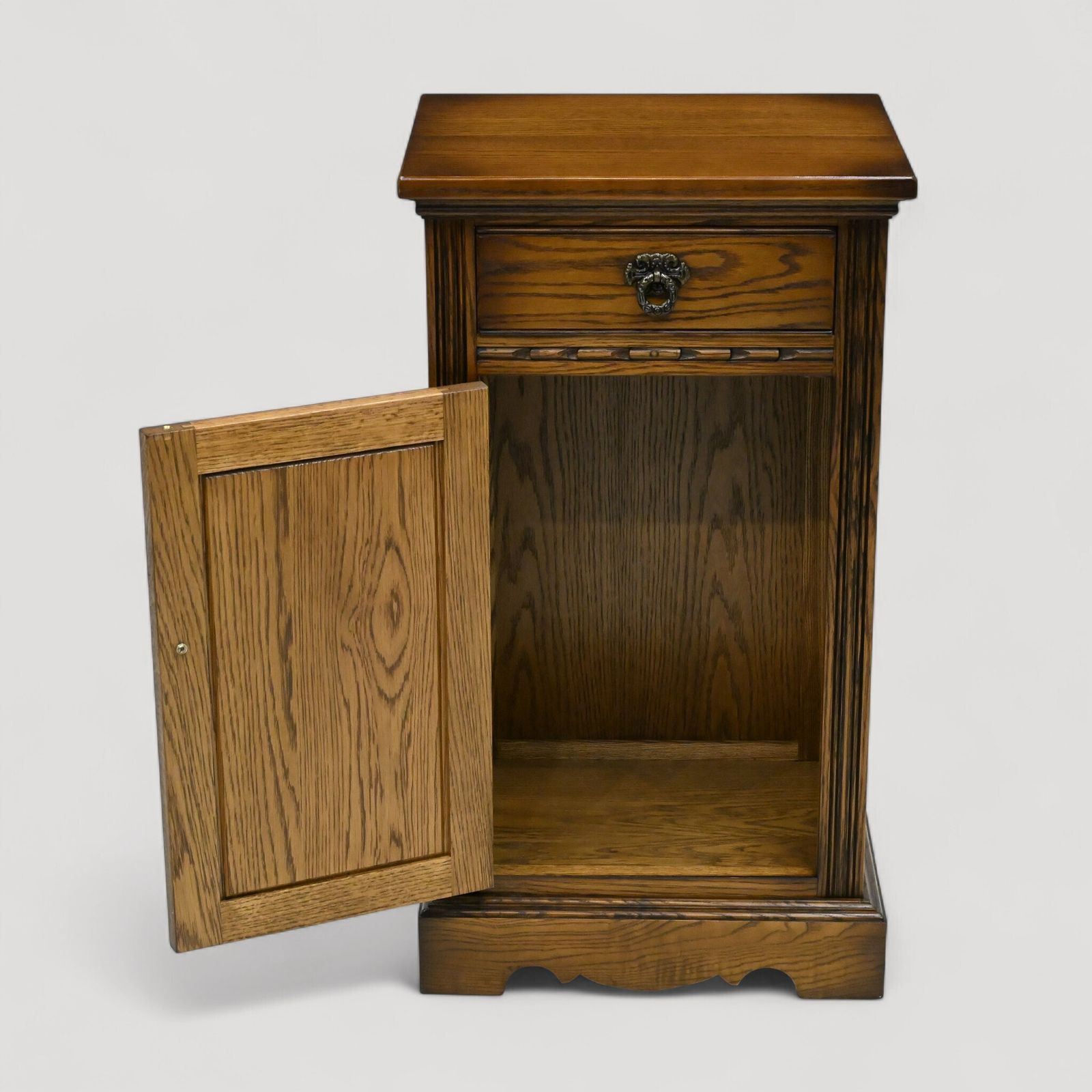 photo for sale Old Charm Pedestal Cabinet Drawer Light Oak Free Delivery