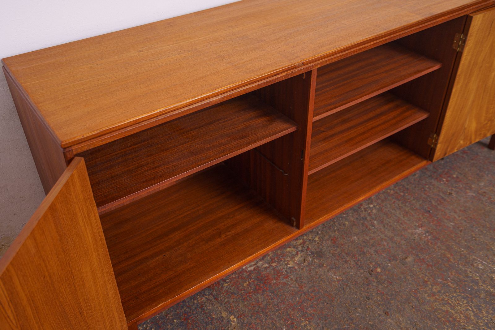Danish Mid Century Teak Sideboard By Aejm Mobler photo buy