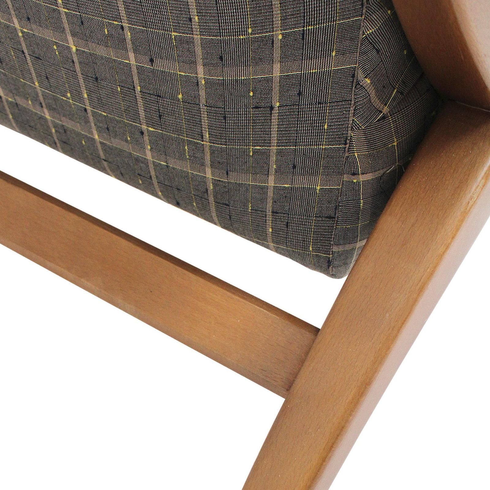 Furniture Mid Century Franco Albini Fiorenza Graphite Blue Wool Ash Italian 1950 Armchair photo
