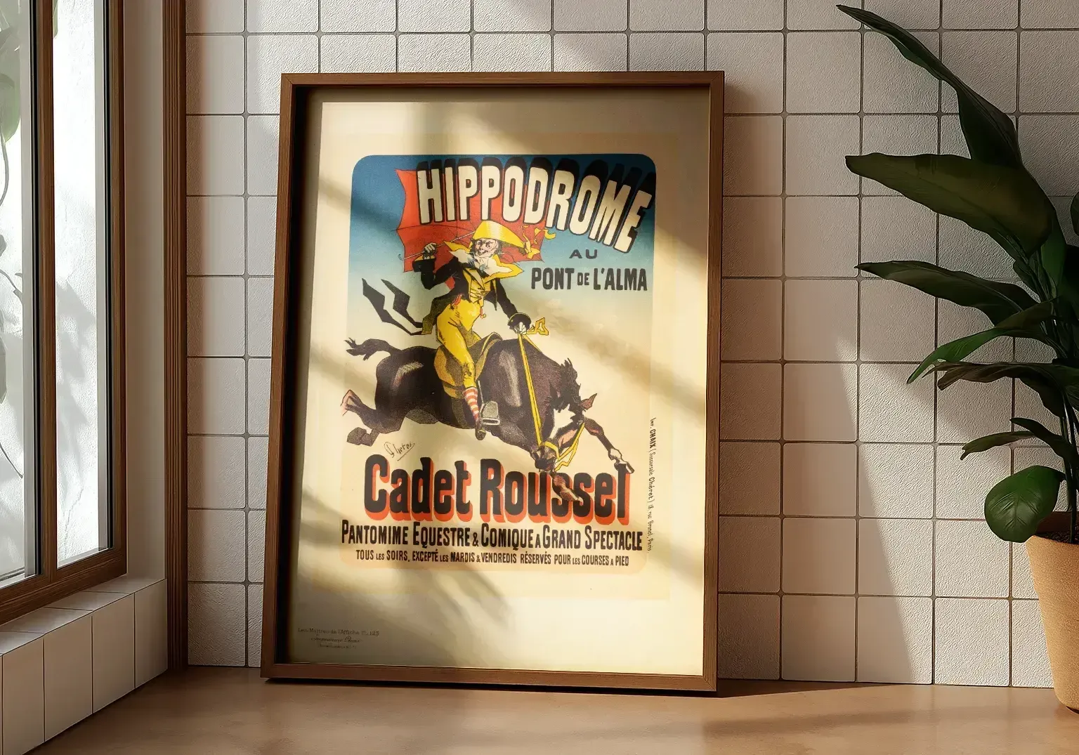 Poster "Cadet Roussel" van Jules Chéret – Maîtres De L'affiche Pl.125, 1898 (naar 1882) photo buy