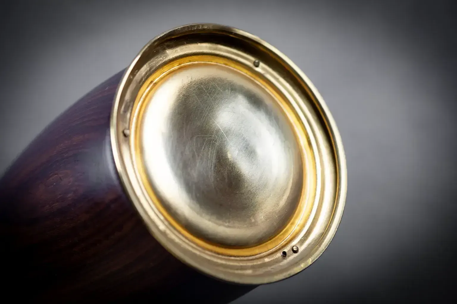 photo for sale Wooden And Brass Thermos Carafe By Aldo Tura – Italy, Circa 1950