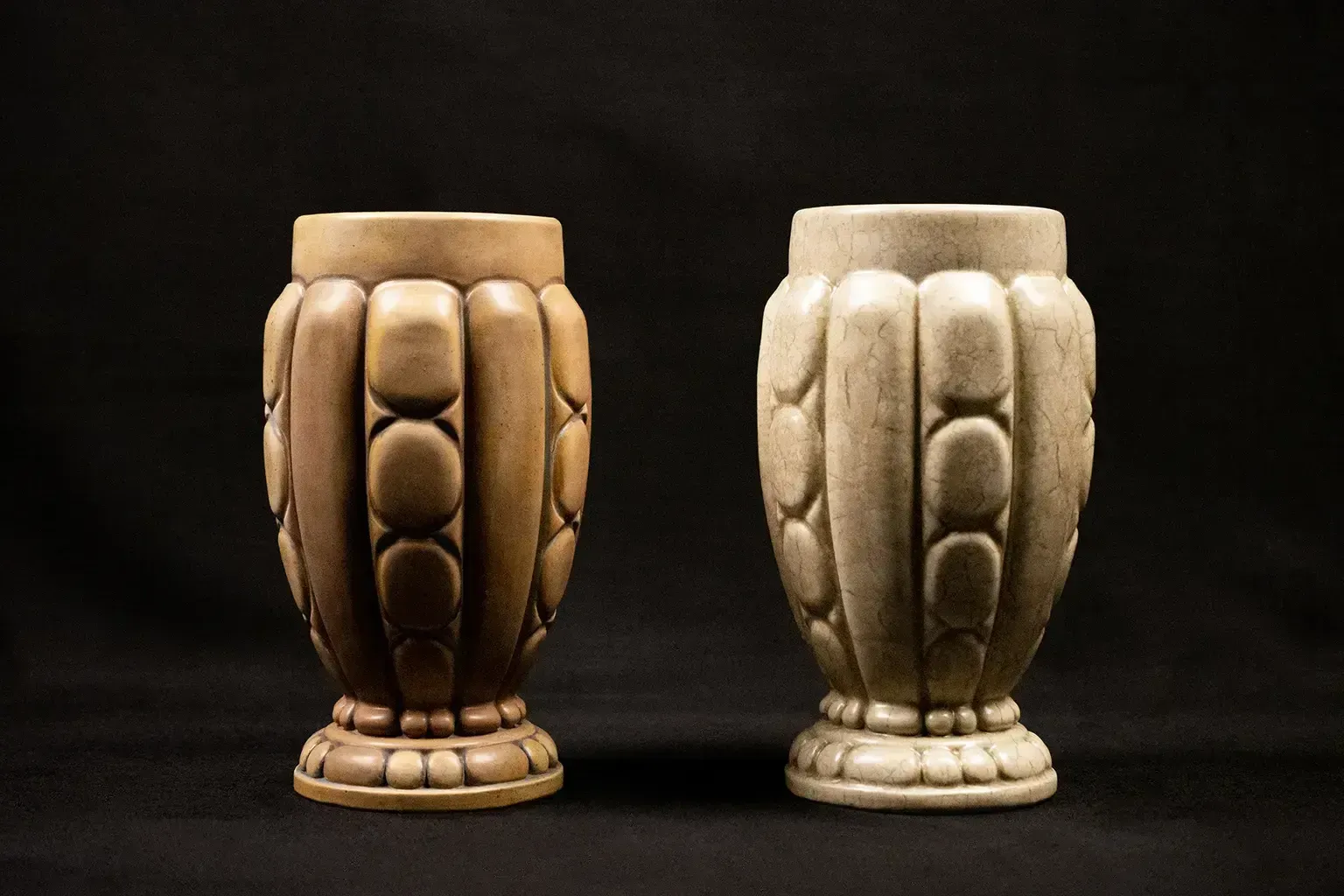 Home Decor Baluster Vase In Stoneware By Joseph Mougin   Early 20th Century French Ceramic photo