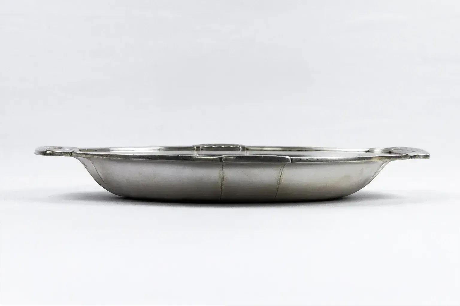 Orbrille Oval Silver Plated Metal Serving Basket – Art Deco, 1930s photo Home Decor