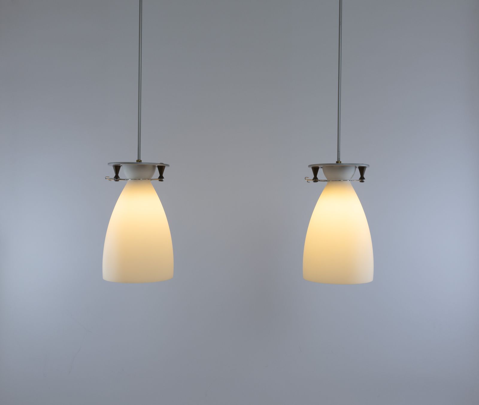 Pair Of Franceschina Pendants By Umberto Riva For Fontana Arte, 1980s photo for sale