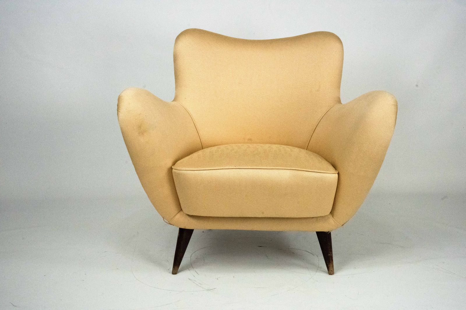 Guglielmo Veronesi Sculptural Lounge Armchair, Italy, 1950s photo for sale