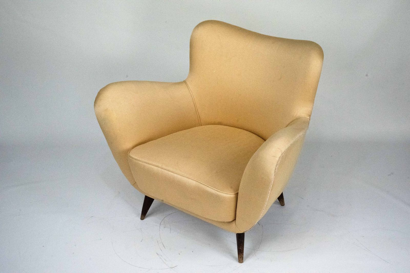 Guglielmo Veronesi Sculptural Lounge Armchair, Italy, 1950s photo vinterior