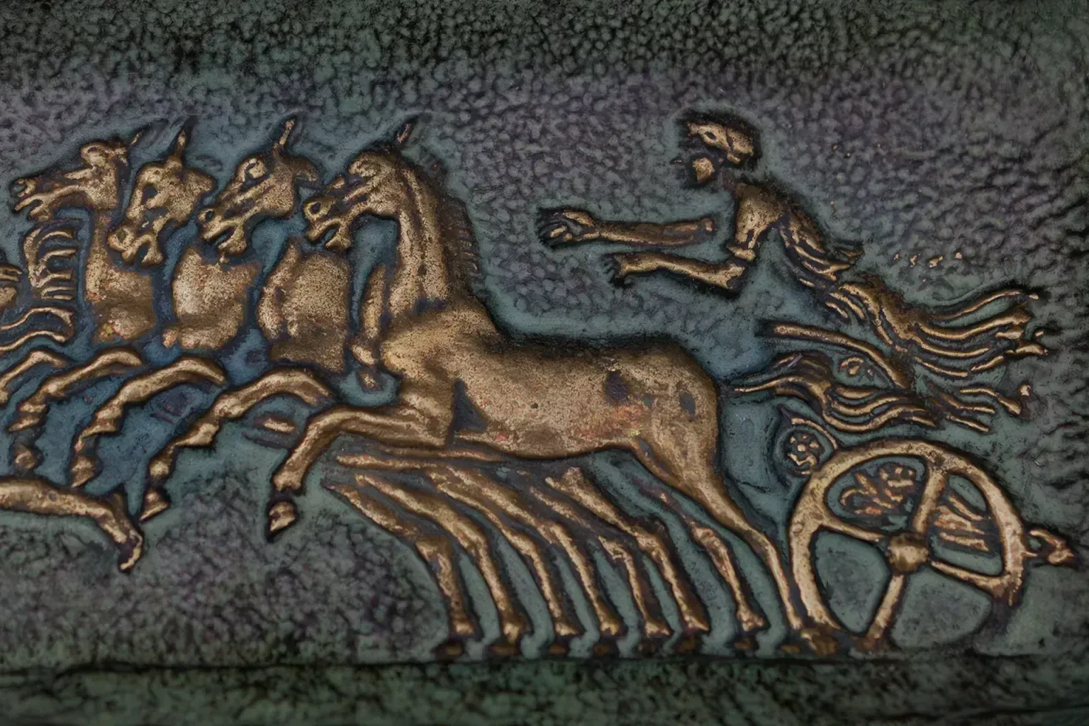 Vide-poche en bronze par Max Le Verrier - The Race Of Heracles photo for sale