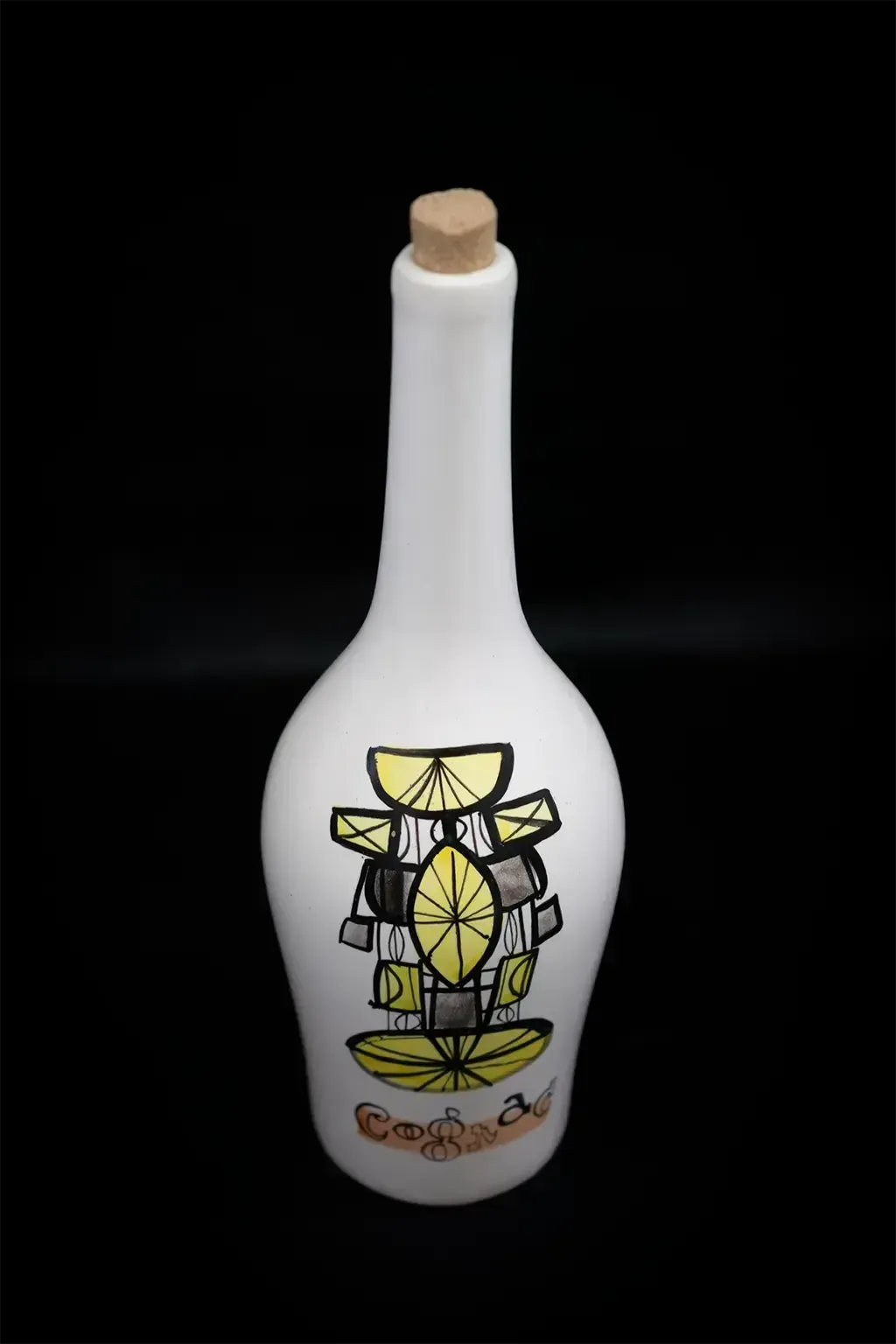 Bouteille à liqueur vintage Capron Vallauris en émail photo buy