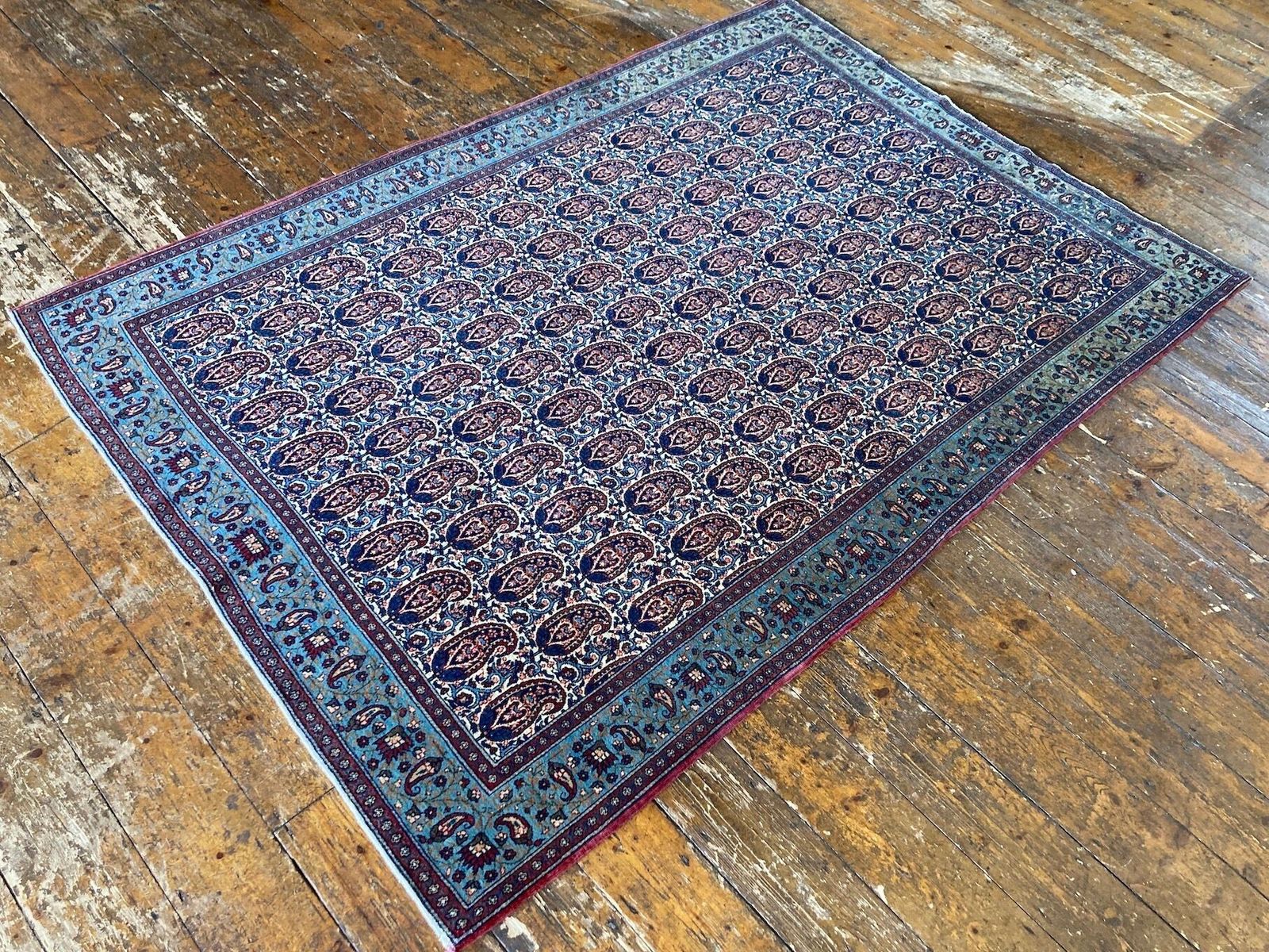 Antique Qum Rug 2.00m X 1.36m, 1910s photo for sale