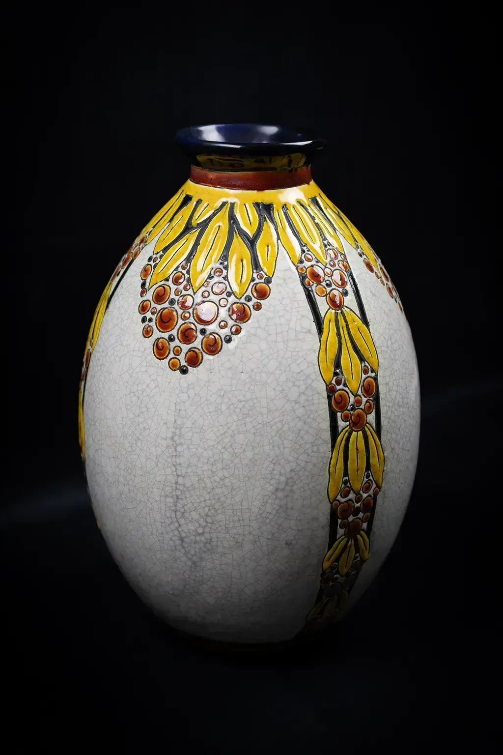 Vase en faïence craquelée Charles Catteau (D.746) photo furniture