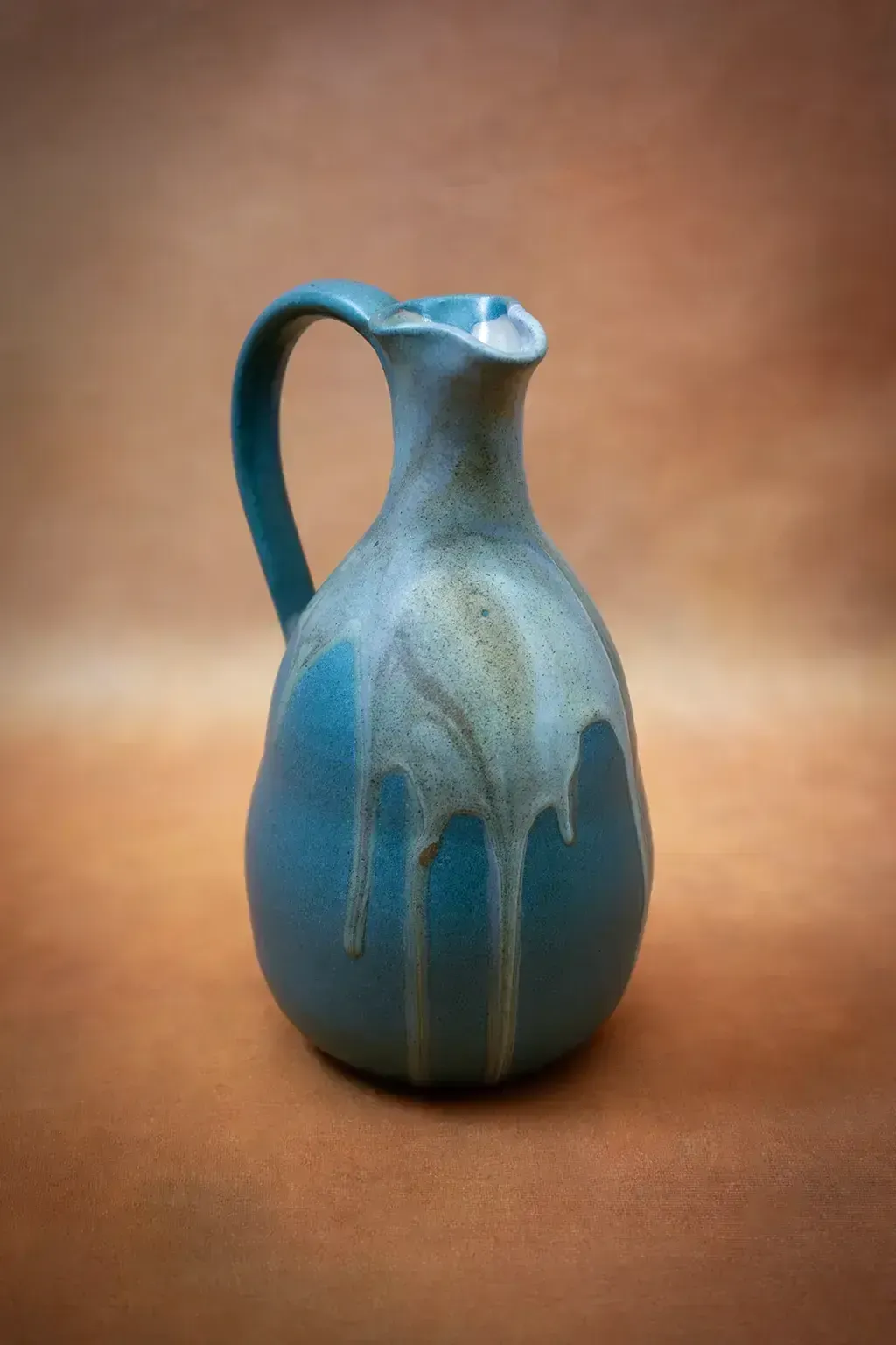 Glazed Stoneware Pitcher Vase By Léon Pointu photo Home Decor
