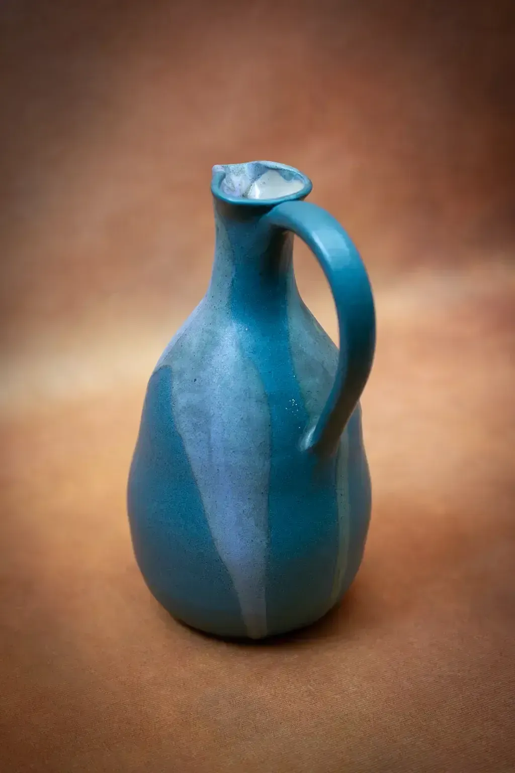 Glazed Stoneware Pitcher Vase By Léon Pointu photo vinterior