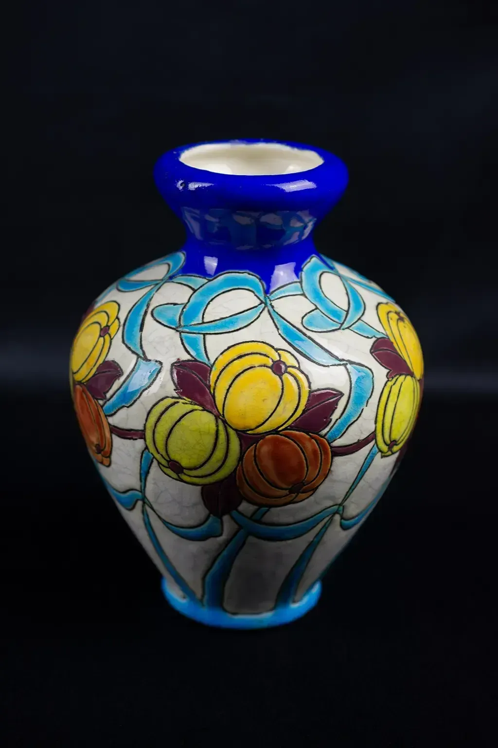 Small Vase With Detached Neck By Charles Catteau For Keramis photo for sale