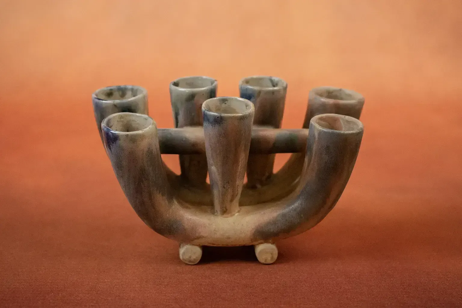 photo furniture Pot à fleurs en grès émaillé par Charles Greber, céramique Art Nouveau française