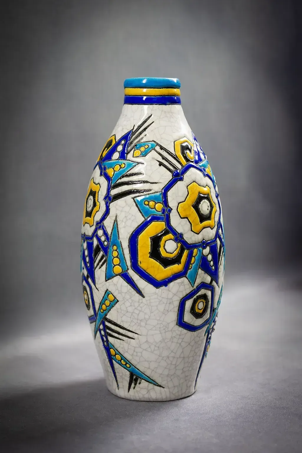 Vase Art Déco fuselé Keramis (D.1174) photo furniture