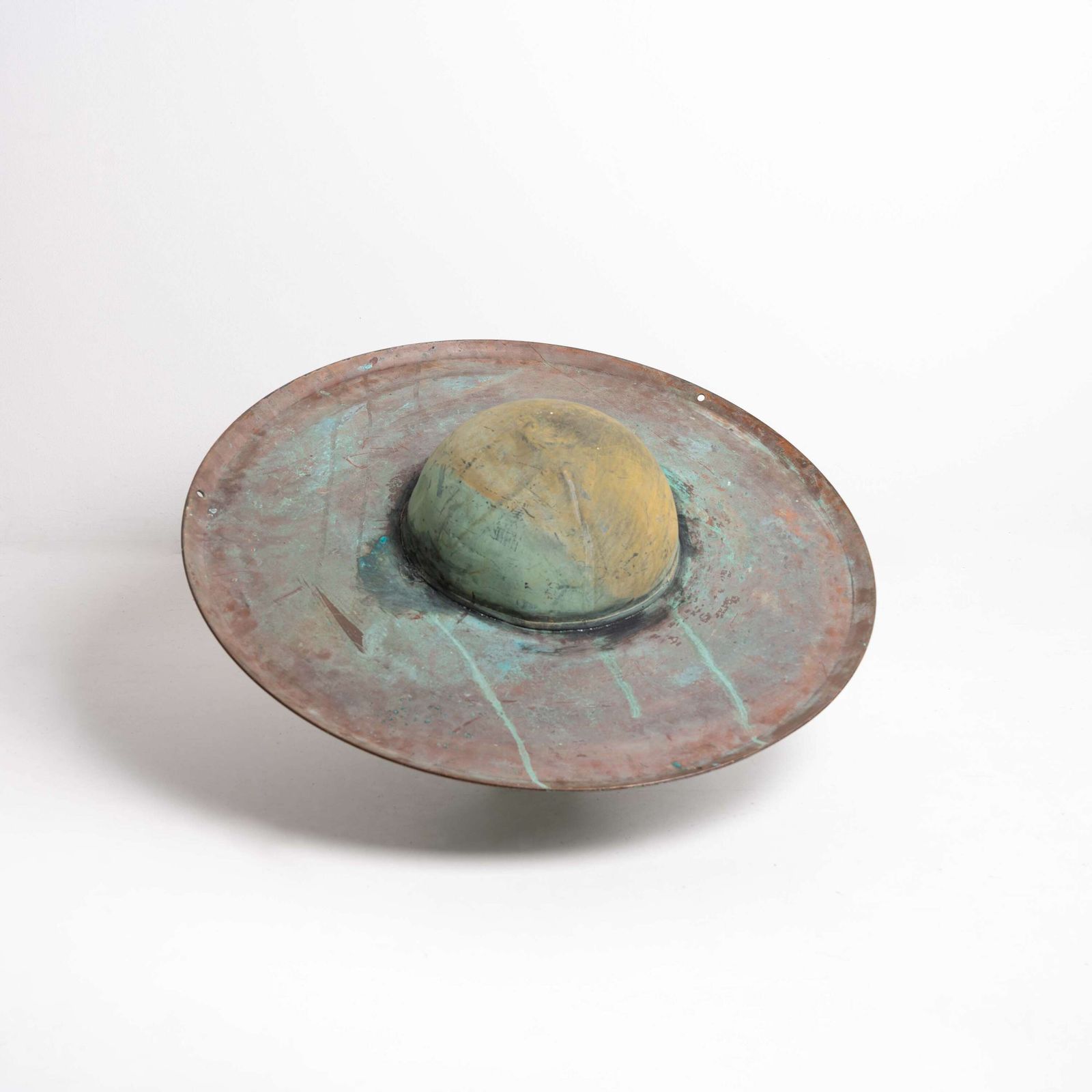 Large Hanging Copper Model Of Saturn, Mid Century Decorative Planet Sculpture photo furniture