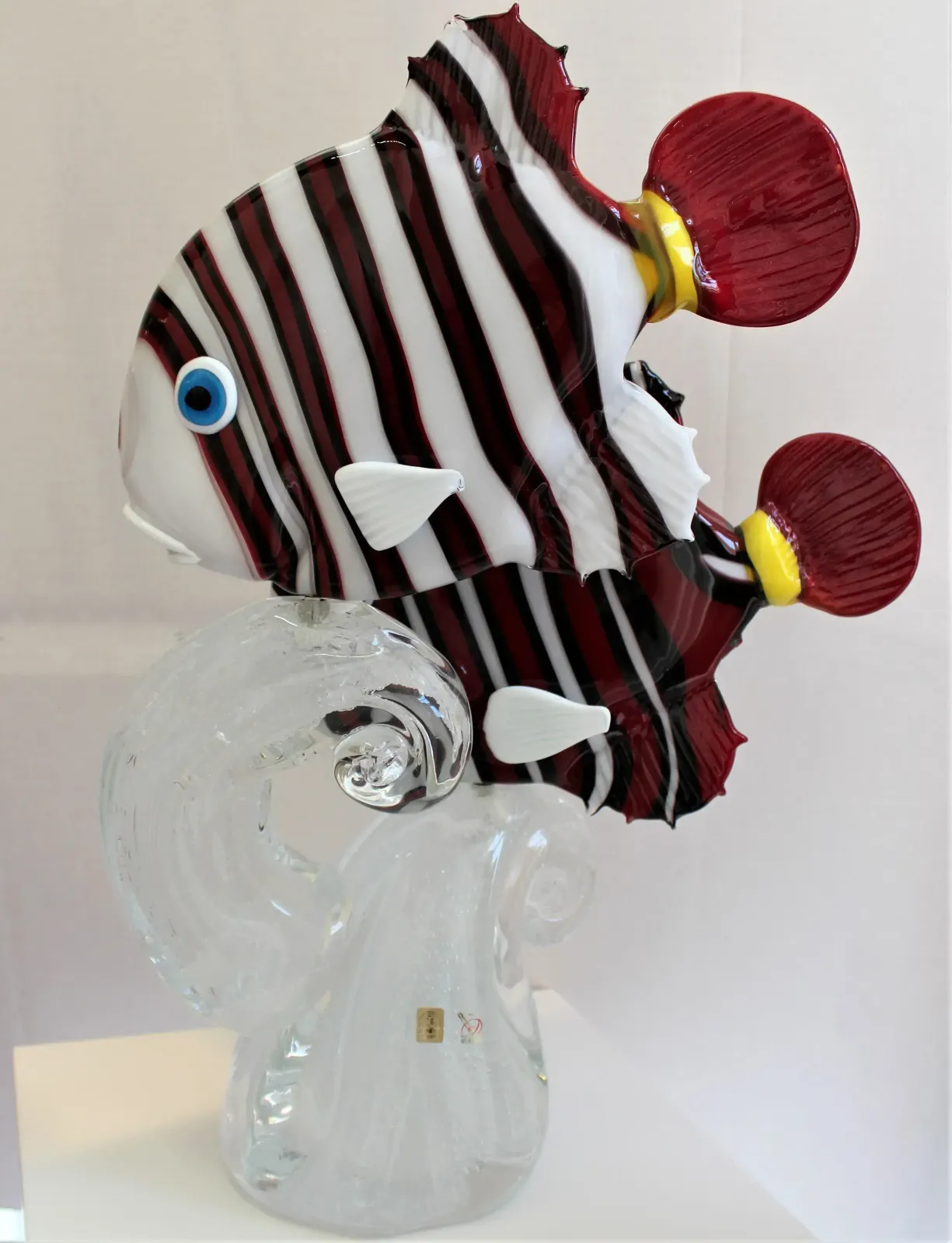 Murano Glass "Aquarium" Sculpture By Zanetti photo Art