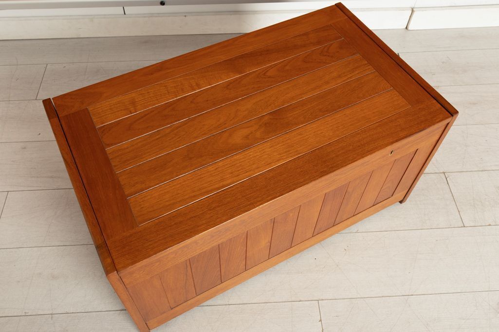 Teak Toy Box By O. Schjoll & B.K. Handest For Randers, Denmark C.1960 photo 795.0