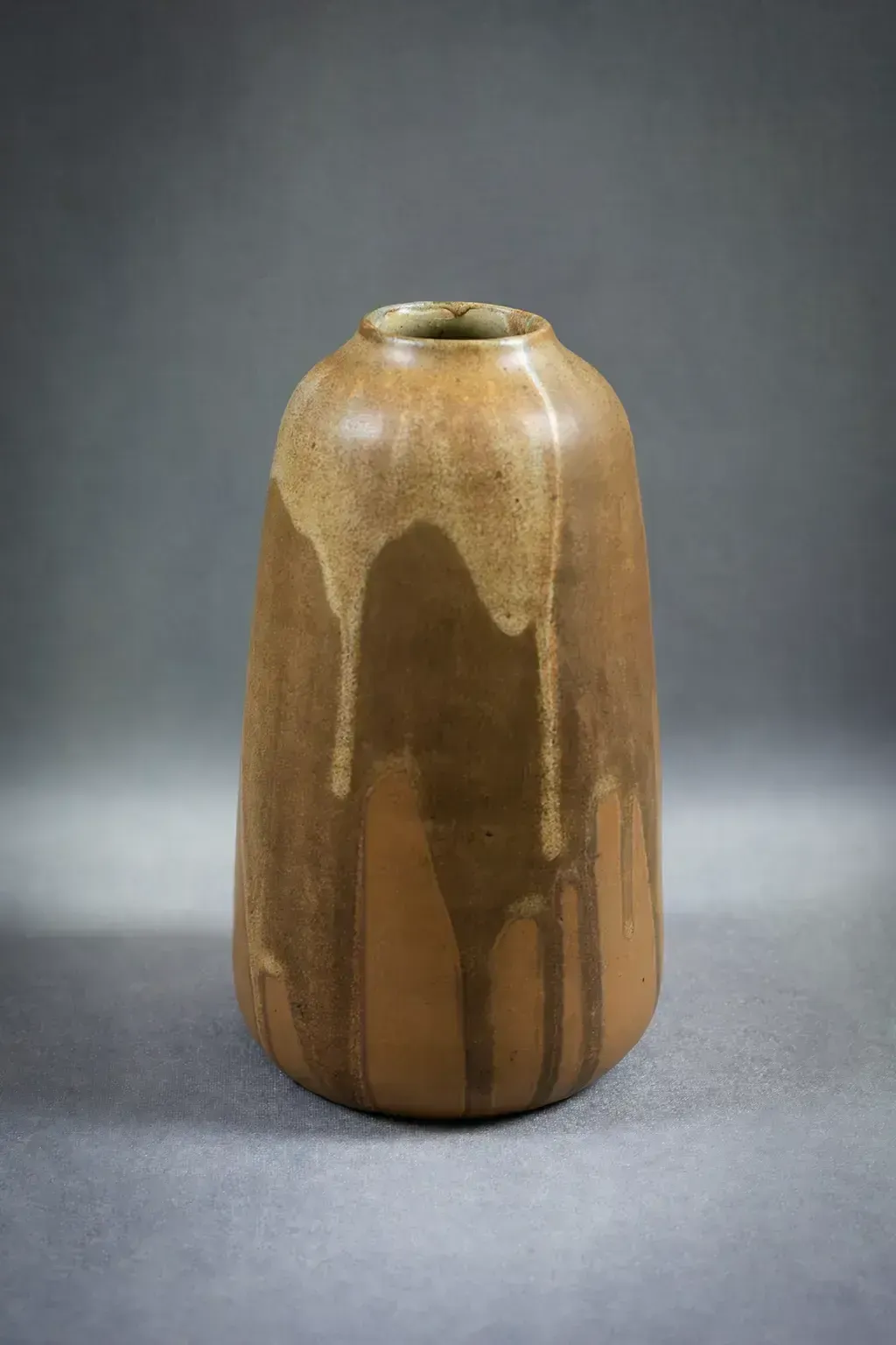 Vase Léon Pointu en grès émaillé