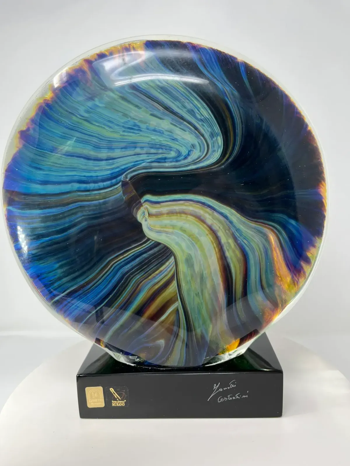 Butterfly Terrarium Made Of Murano Glass photo vinterior