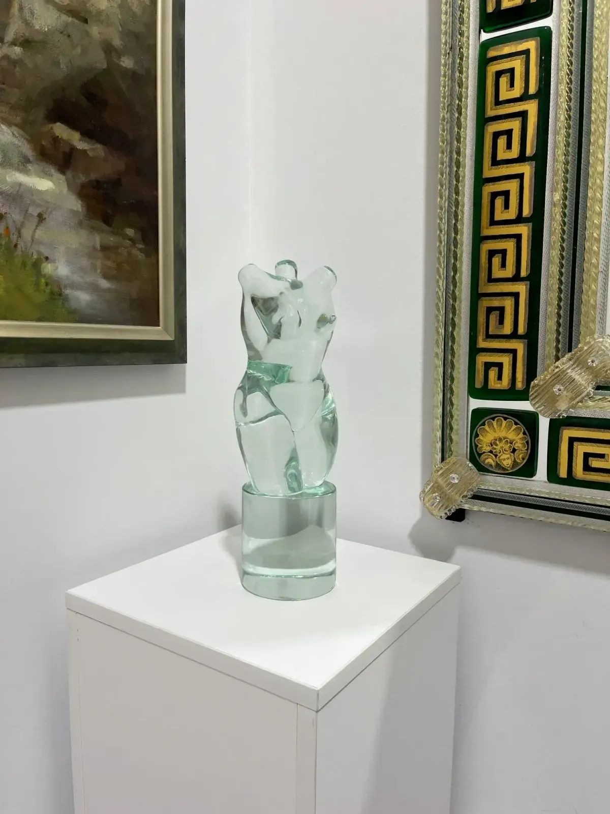 Murano Glass Female Form By Martino Signoretto photo furniture