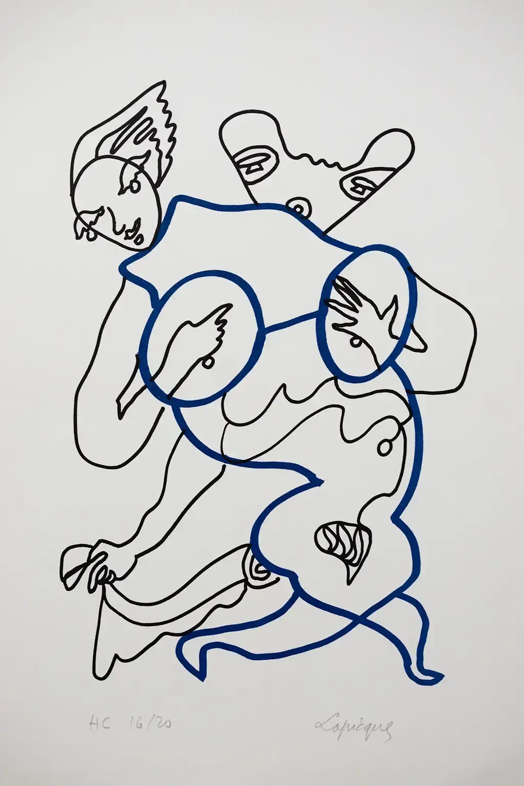 Lithograph "The Soul And The Dance" By Charles Lapicque