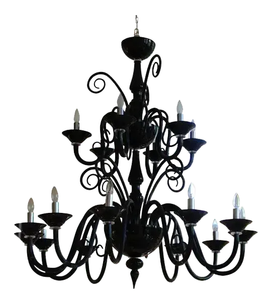 Simone Cenedese   Black Beauty Chandelier