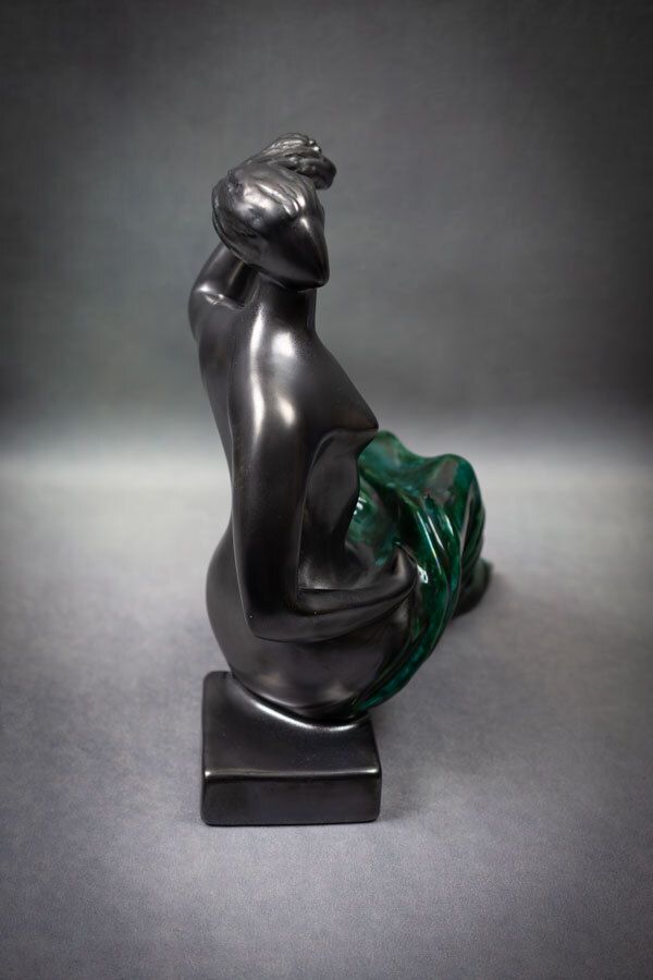 photo furniture “Lady”, Ceramic Sculpture Of A Seated Woman By Jitka Forejtova