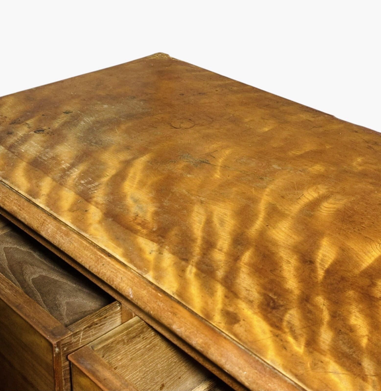 Antique Satin Birch Chest Of Drawers C J Freemans Superior Quality Victorian photo vintage