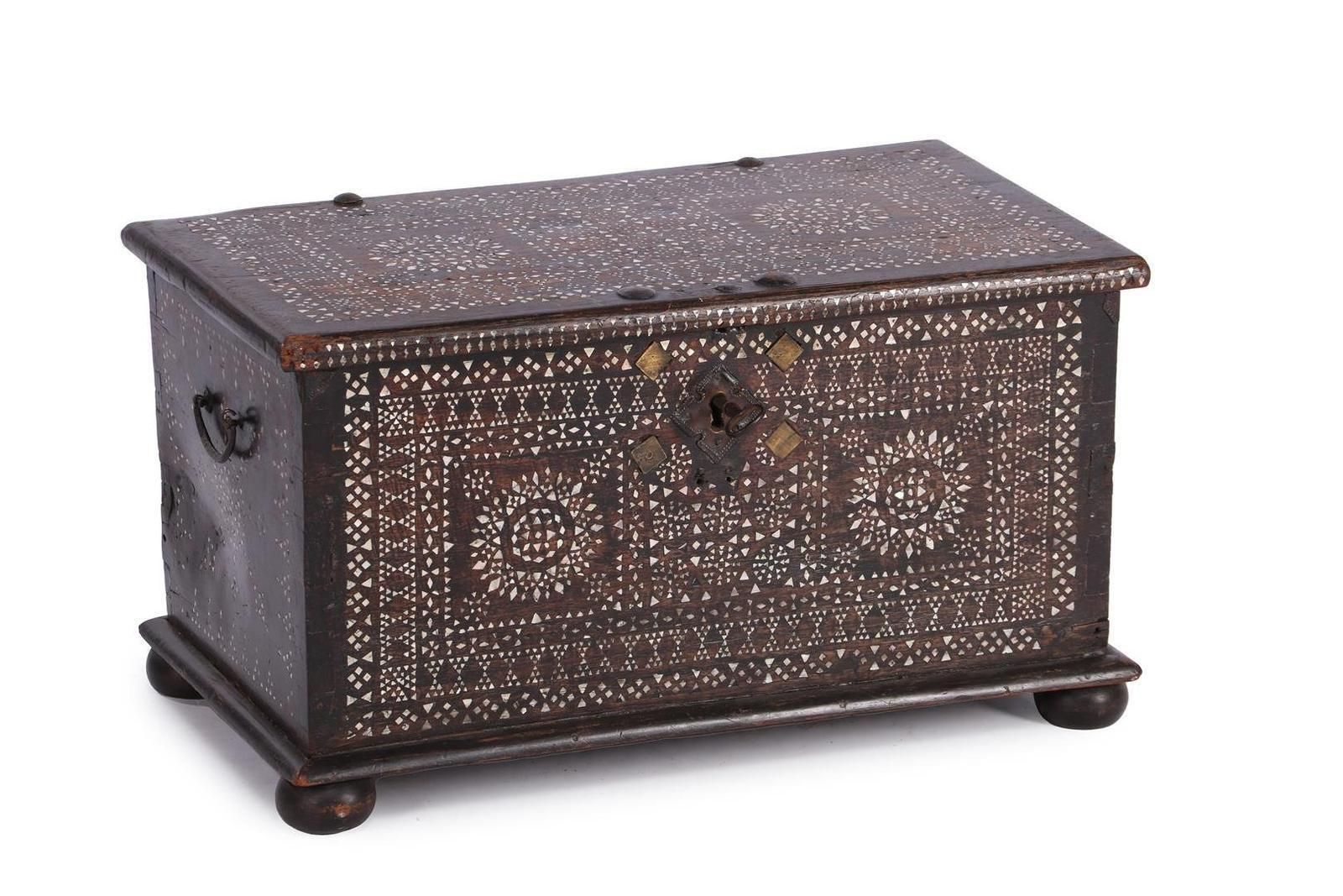 Oriental Chest Inlaid With Mother Of Pearl photo furniture
