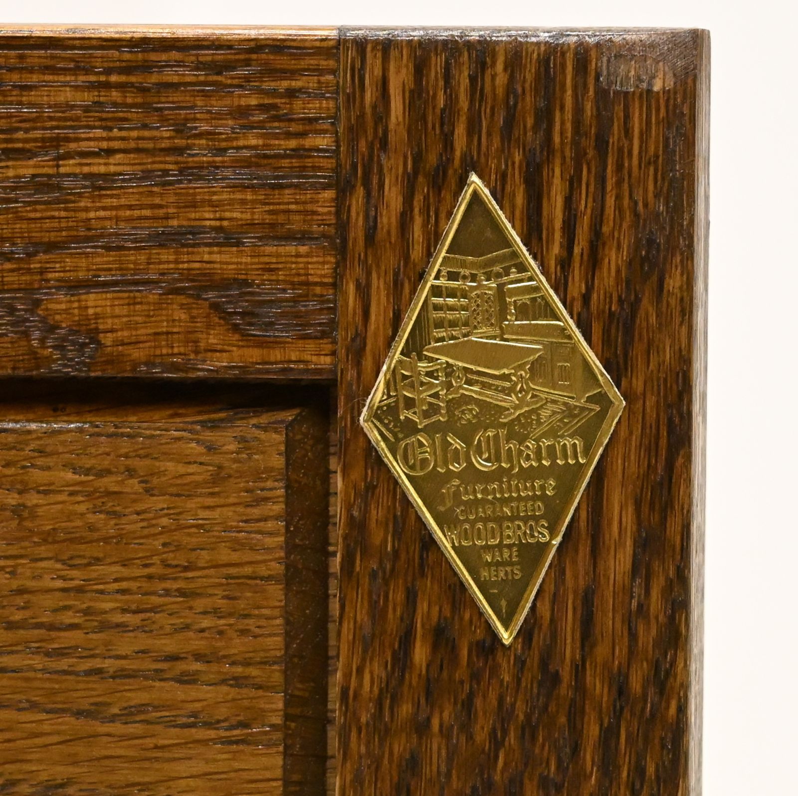 photo buy Old Charm Oak Dresser In Tudor Brown 4ft 6" Wide Door & Drawer Free Uk Delivery*
