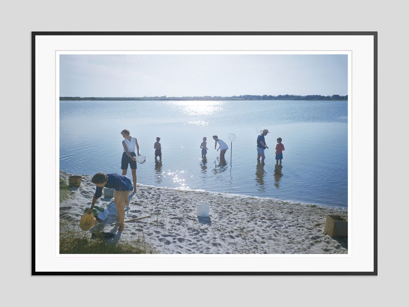 Toni Frissell 'Crabbing In The Hamptons' Archival Pigment Print Framed In Black photo furniture