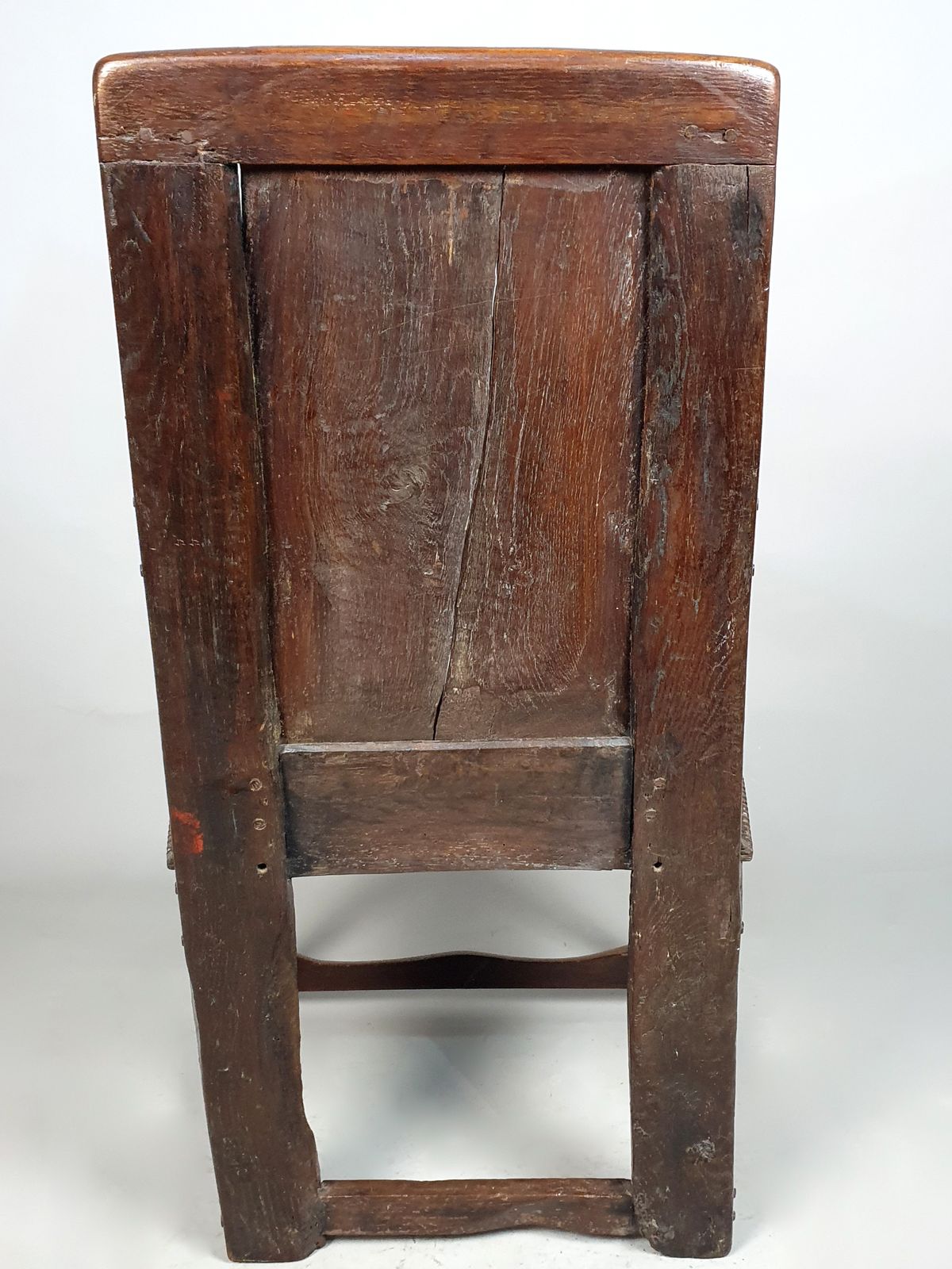 Early 17th Century Elm And Oak Welsh Wainscot Chair C. 1630 photo furniture