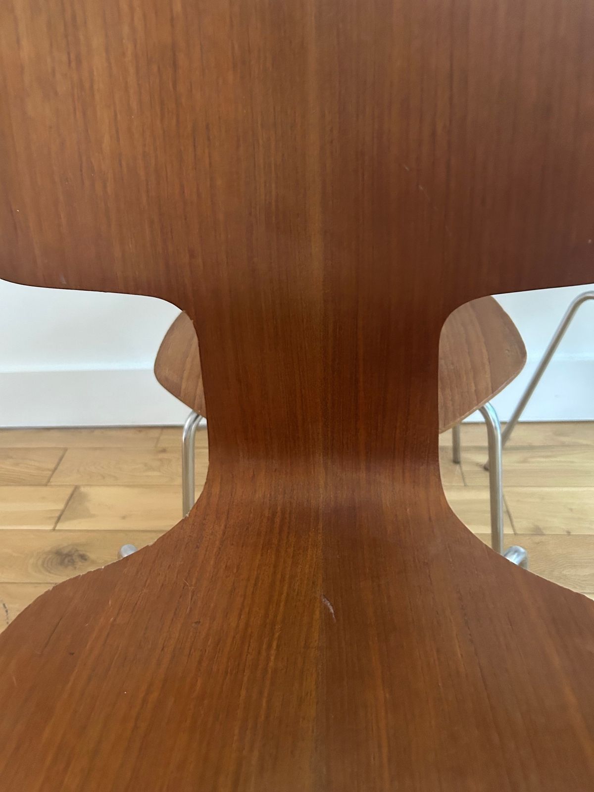 Arne Jacobsen Fritz Hansen Model 3103 “Hammer” Chairs Set Of 4 Mid Century Danish photo vinterior