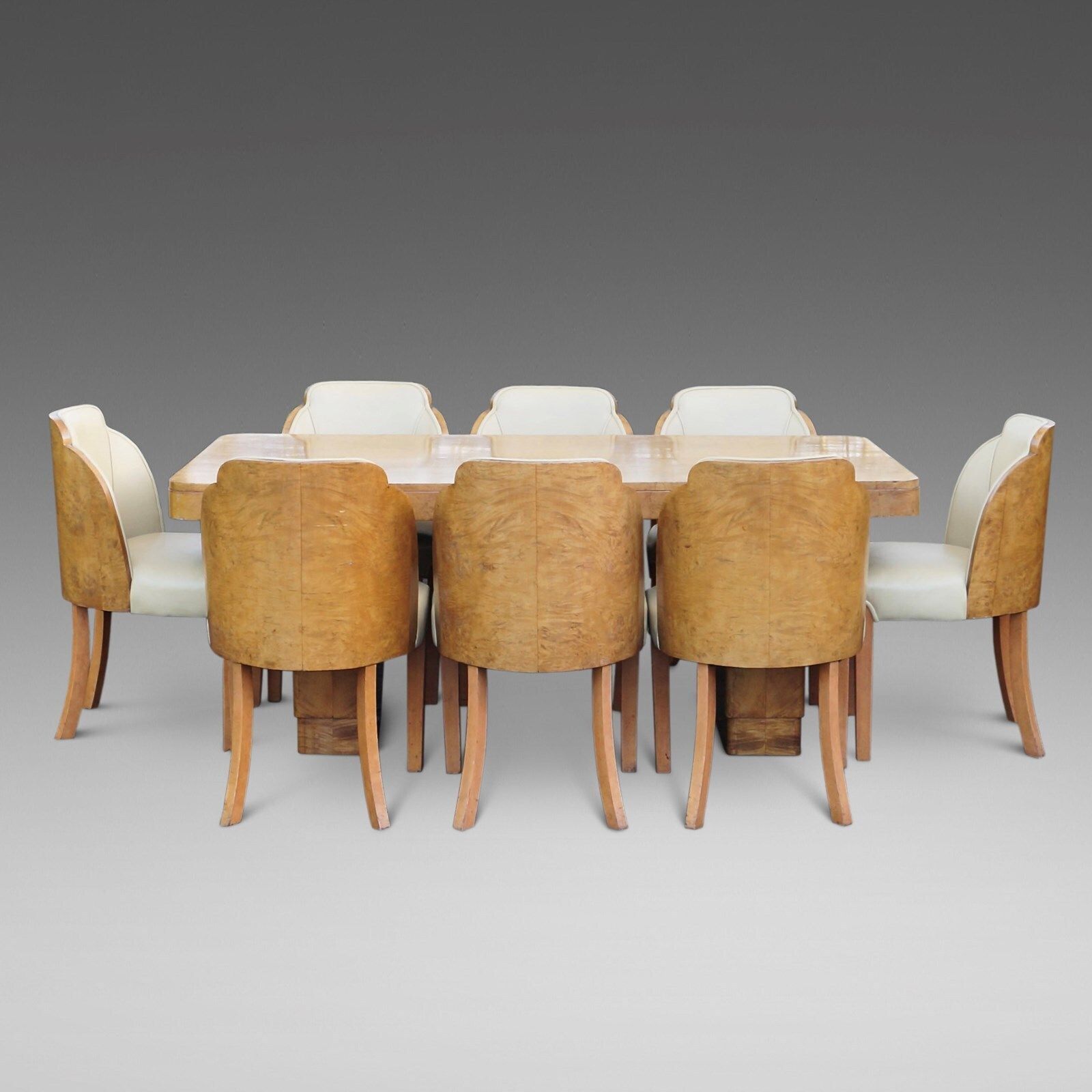 An Art Deco Harry & Lou Epstein Cloud Dining Suite photo furniture