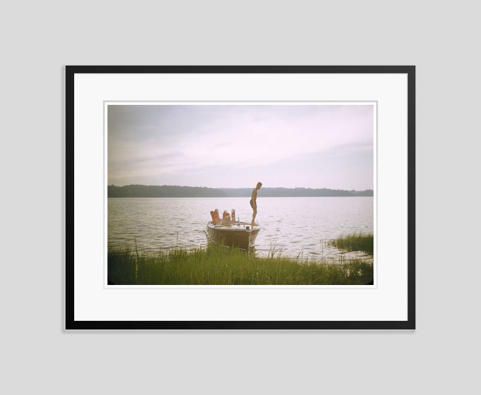 Toni Frissell 'Boat Coming In' Archival Pigment Print Framed In Black photo furniture
