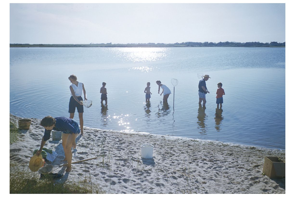 Toni Frissell 'Crabbing In The Hamptons' Archival Pigment Print Framed In White